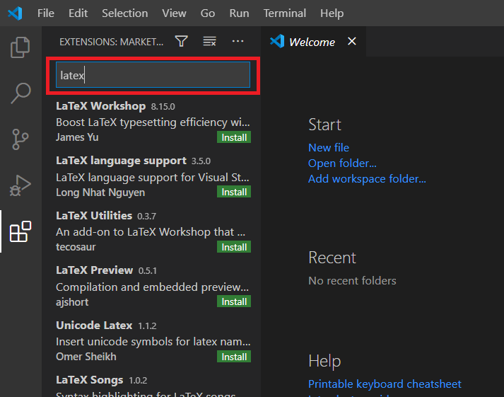 Editor Setup | Latex Quickstart